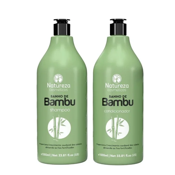 Set Banho de Bambu 2*1L - Natureza Cosmeticos