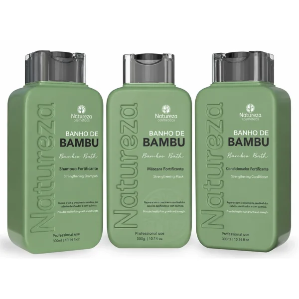 Set Banho de Bambu 3*300Ml - Natureza Cosmeticos