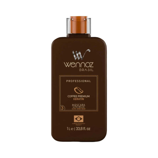 Mascarilla de acabado Wennoz Coffee Premium Ultra Shine Mask – 1 L