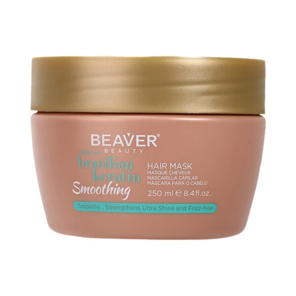 BEAVER Brazilian Keratin Smoothing Haarmasker, 250 ml